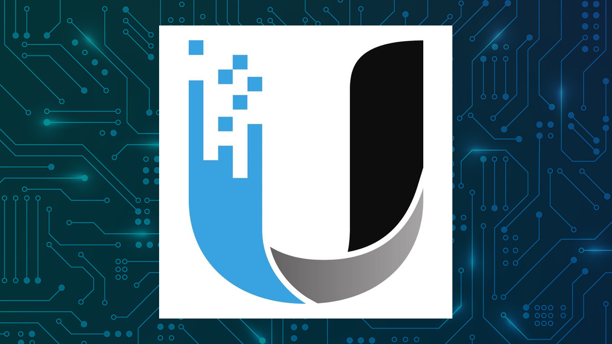 Ubiquiti logo with Computer and Technology background