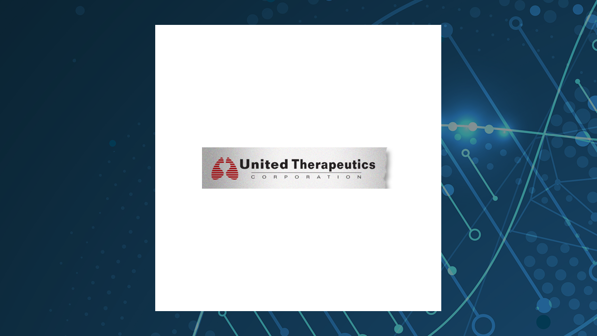 United Therapeutics logo with Medical background