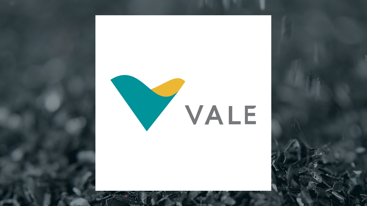 Vale logo with Basic Materials background