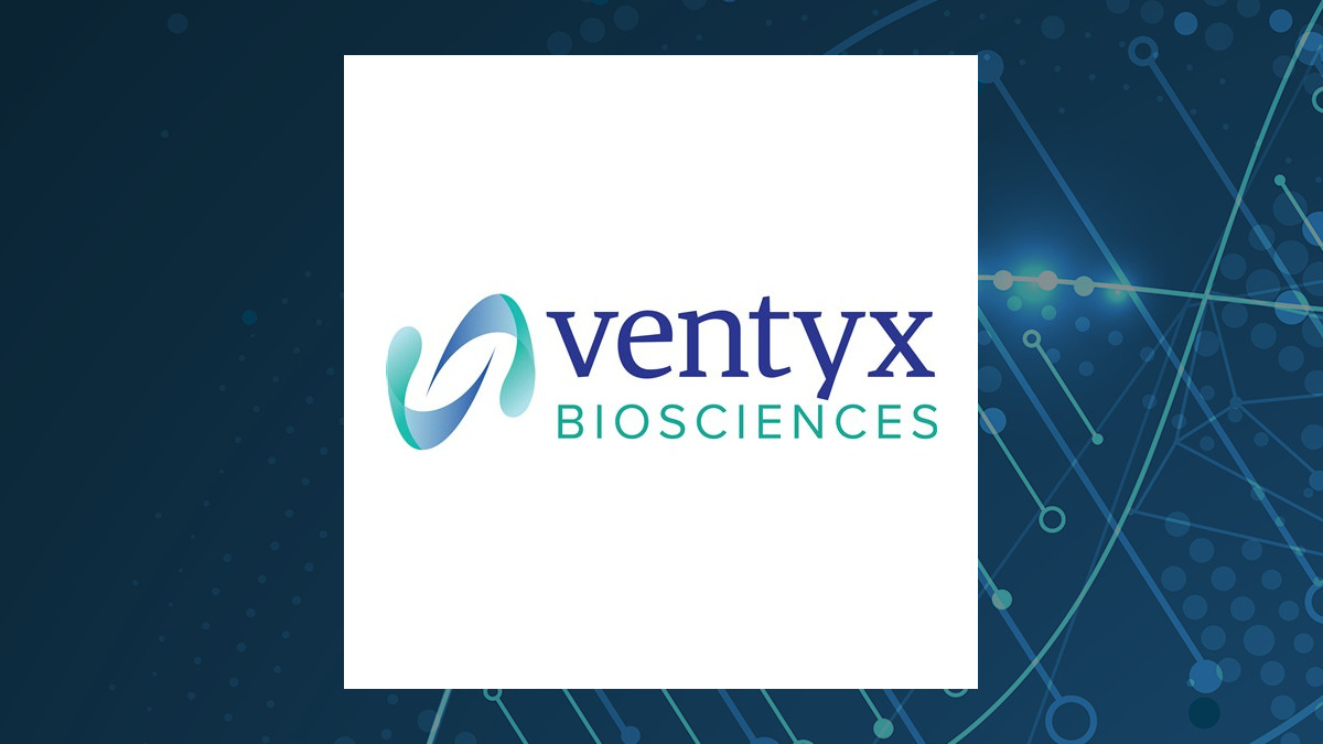 Ventyx Biosciences logo with Medical background