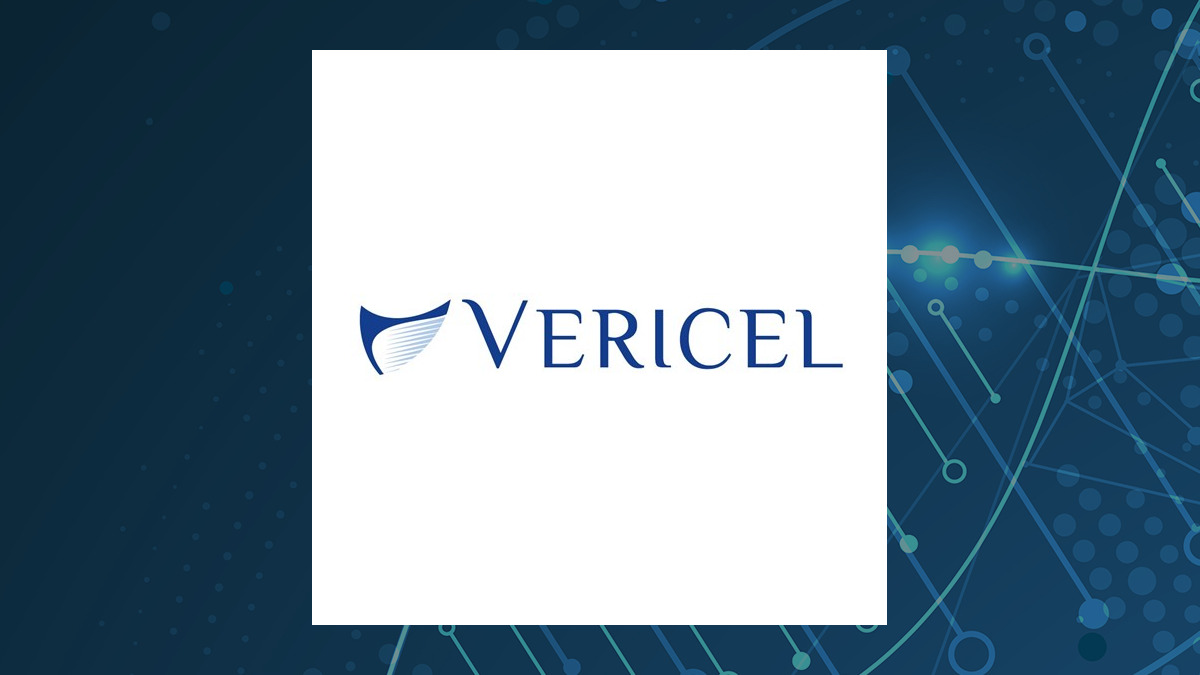 Vericel logo with Medical background