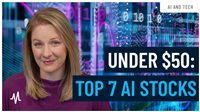 Affordable AI Stocks: 7 Picks Under $50