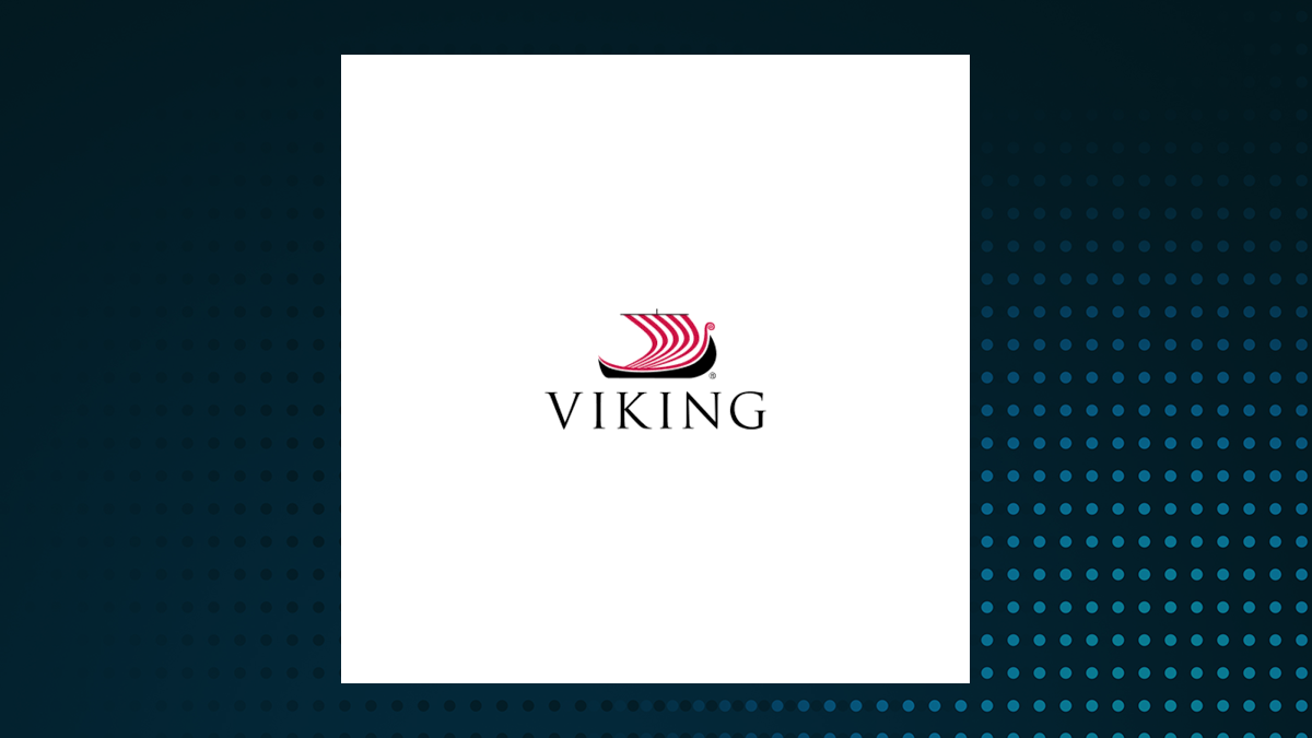 Viking logo with Transportation background