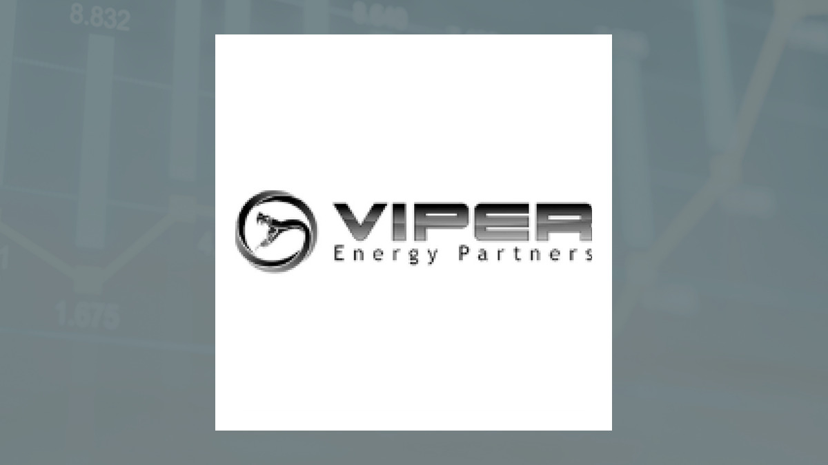 Viper Energy logo with Oils/Energy background