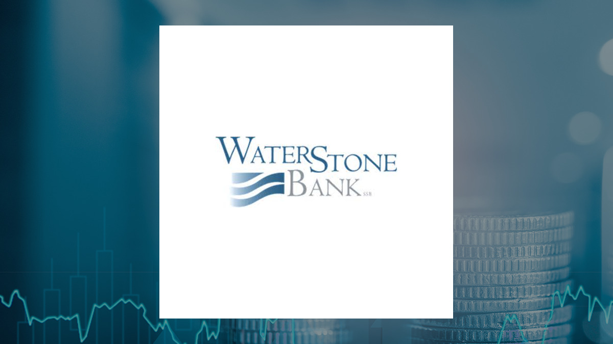 Waterstone Financial logo with Finance background