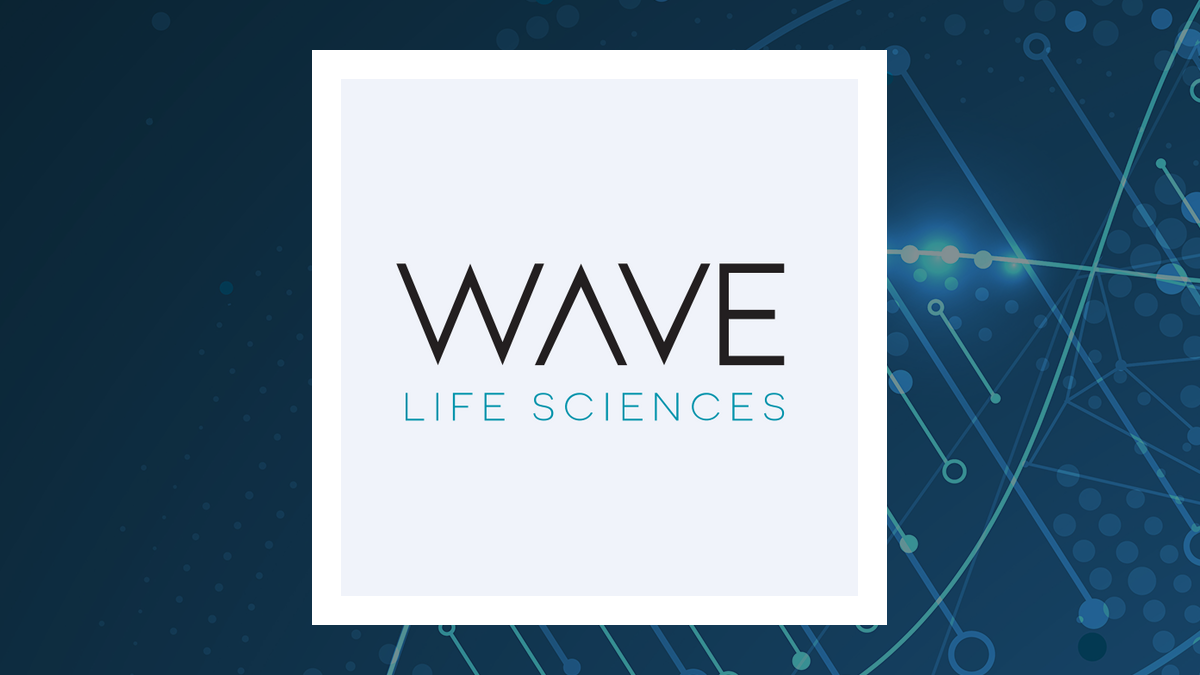 Wave Life Sciences logo with Medical background
