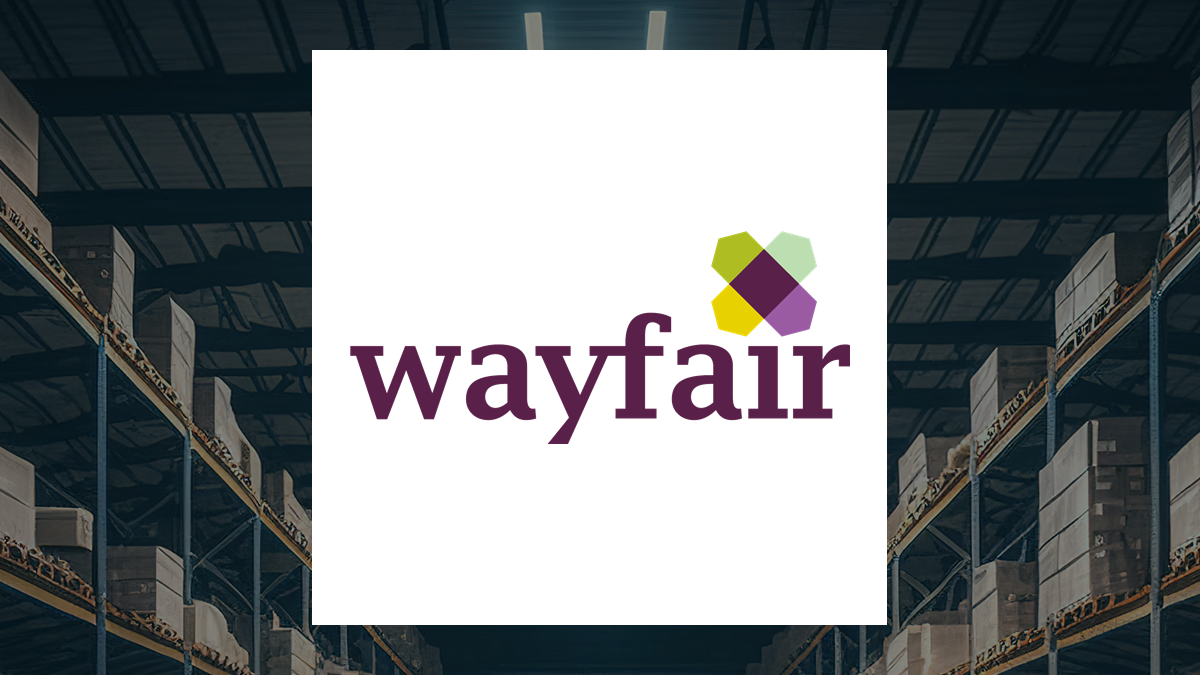 Wayfair logo with Retail/Wholesale background
