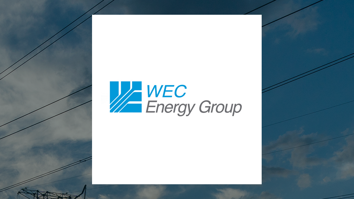 WEC Energy Group logo with Utilities background