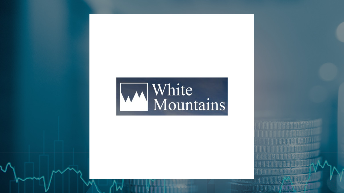 White Mountains Insurance Group logo with Finance background