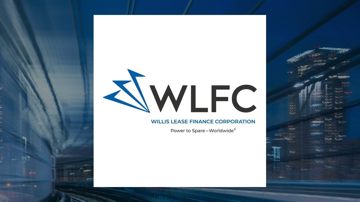 Willis Lease Finance logo with Transportation background