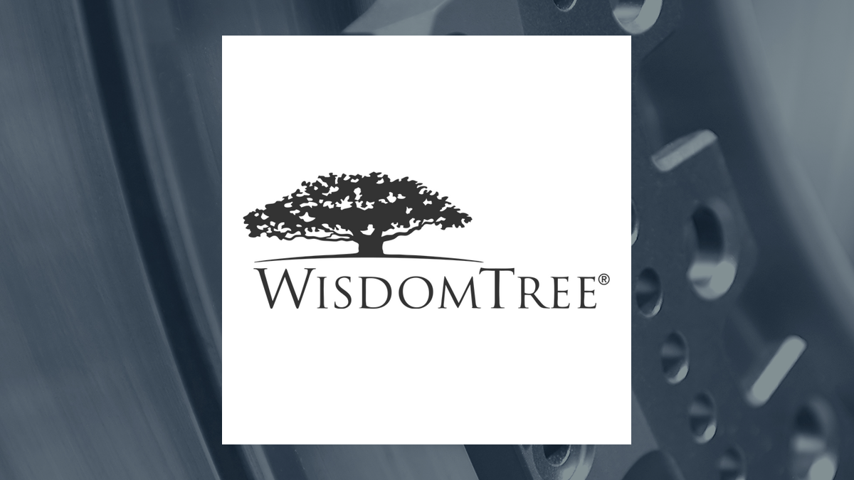 WisdomTree U.S. Quality Dividend Growth Fund logo with Manufacturing background