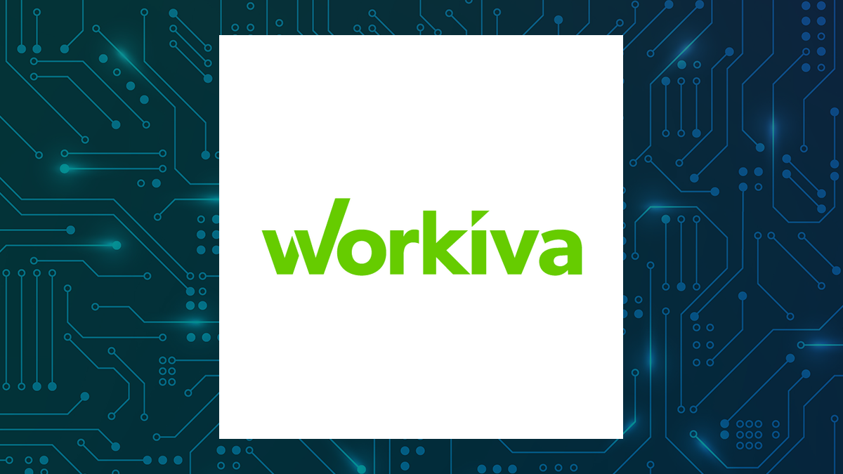 Workiva logo with Computer and Technology background