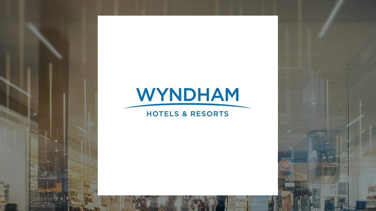 Wyndham Hotels & Resorts logo with Consumer Discretionary background