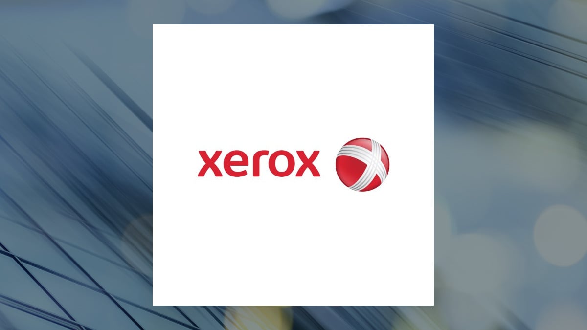 Xerox logo with Industrial Products background