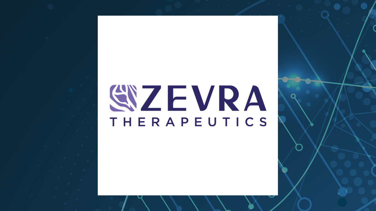 Zevra Therapeutics logo with Medical background