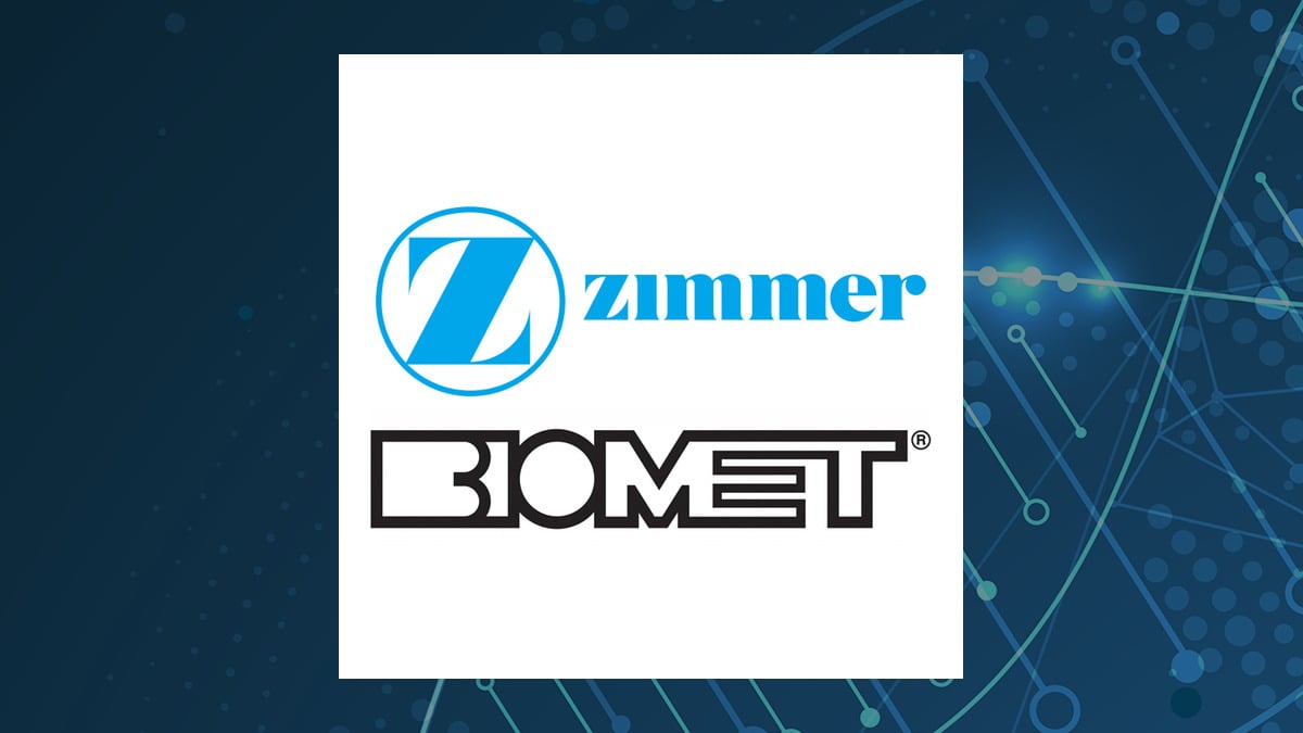 Zimmer Biomet logo with Medical background