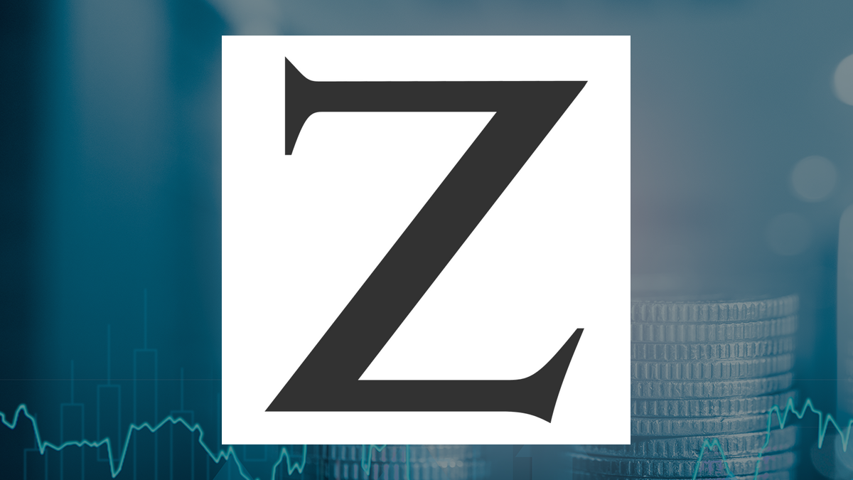 Zions Bancorporation, National Association logo with Finance background