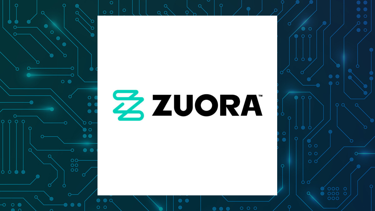 Zuora logo with Computer and Technology background