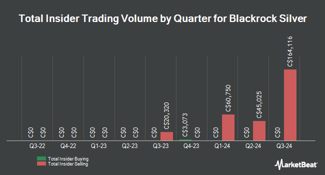 Insider Buying and Selling by Quarter for Blackrock Silver (CVE:BRC)