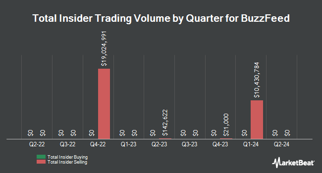 Insider Buying and Selling by Quarter for BuzzFeed (NASDAQ:BZFD)