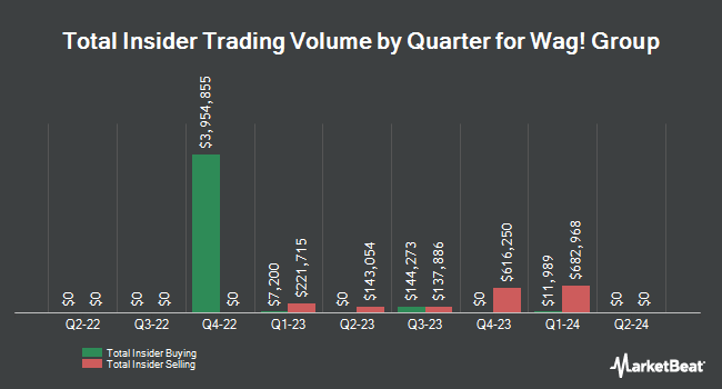 Insider Buying and Selling by Quarter for Wag! Group (NASDAQ:PET)