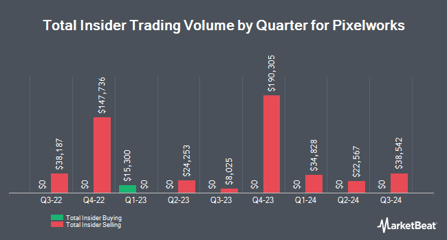 Insider Buying and Selling by Quarter for Pixelworks (NASDAQ:PXLW)