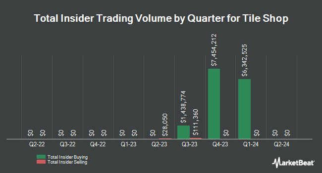 Insider Buying and Selling by Quarter for Tile Shop (NASDAQ:TTSH)