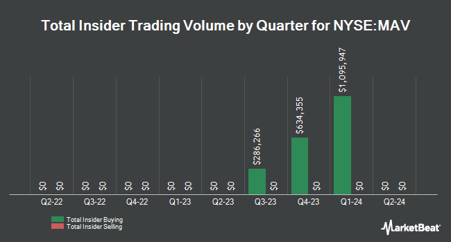 Insider Buying and Selling by Quarter for Pioneer Municipal High Income Advantage Fund (NYSE:MAV)