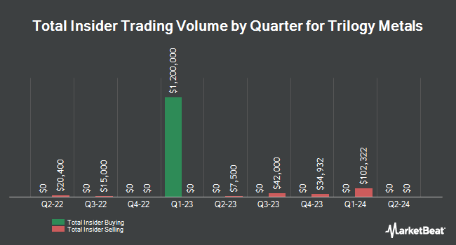 Insider Buying and Selling by Quarter for Trilogy Metals (NYSEAMERICAN:TMQ)