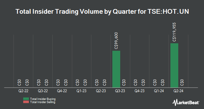 Insider Buying and Selling by Quarter for American Hotel Income Properties REIT (TSE:HOT.UN)