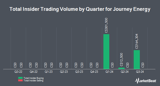 Insider Buying and Selling by Quarter for Journey Energy (TSE:JOY)